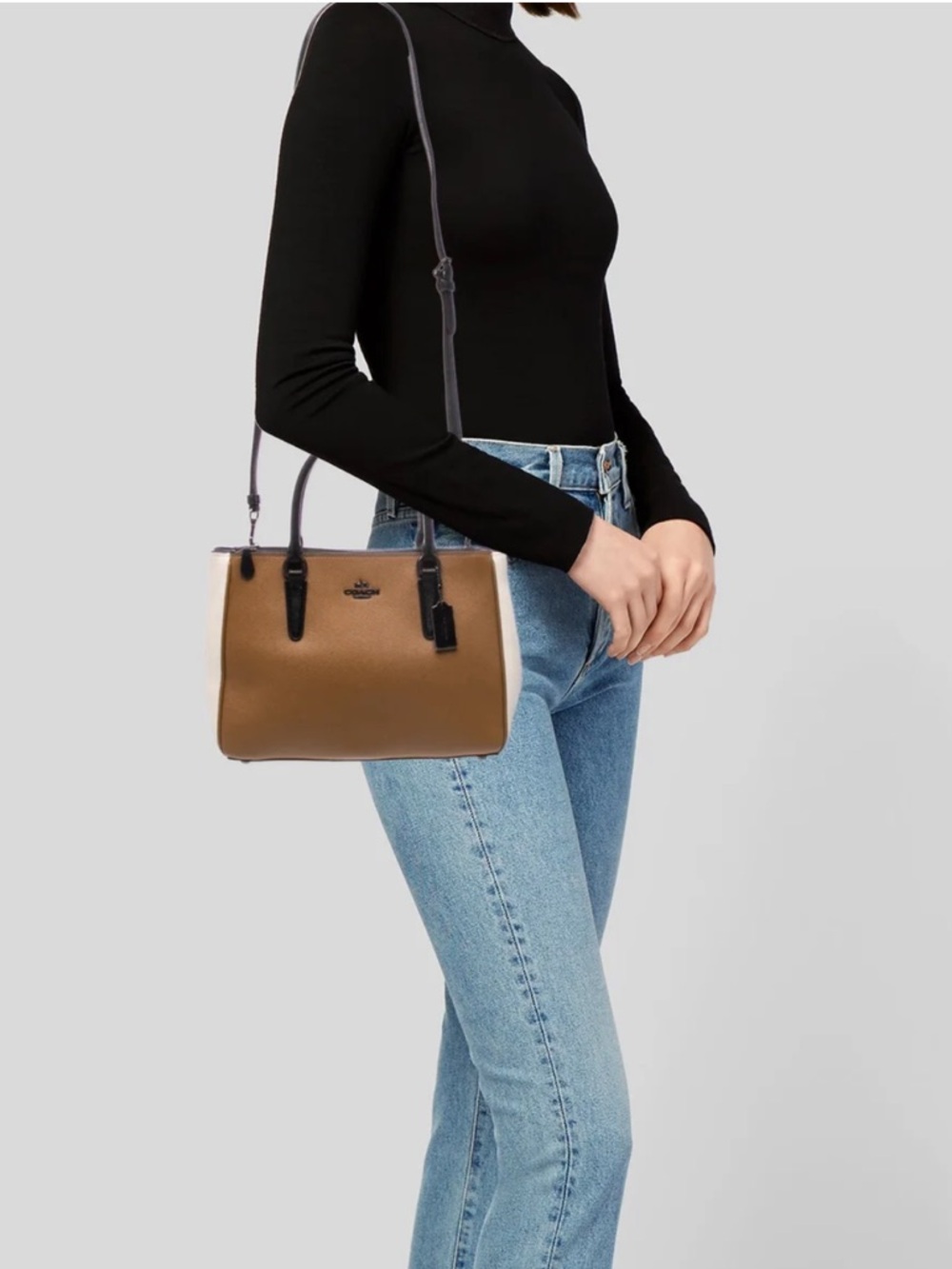 Coach Saffiano Leather Crossbody Bag